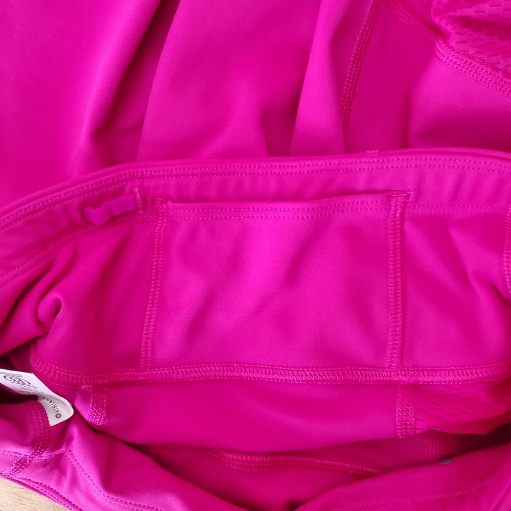 ◇◇ Athleta Mesh Power Contender Capri Leggings Electric Fuschia Size Size Small - Picture 6 of 12